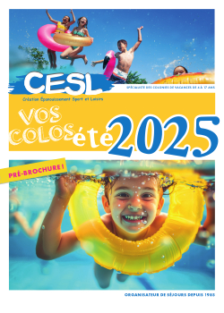 Pré-brochure été 2025